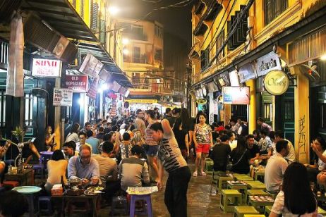 Best street for street food in Saigon