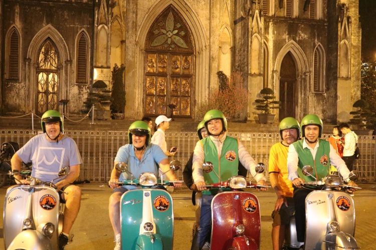 Hanoi After Dark Food Tour By Vespa